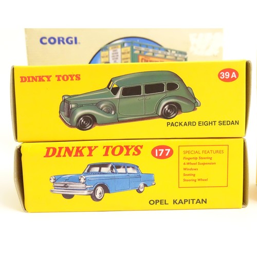 467 - Toys: A quantity of assorted die cast scale model vehicles to include Corgi Thornycroft Bus, and fiv... 