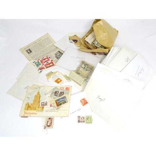 471 - Stamps : A quantity of postage stamps, British Empire and world c.1950 - 1980