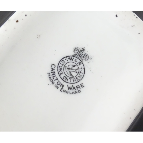 168 - A quantity of assorted ceramics to include a Carlton Ware vert royale leaf dish, a Carlton Ware teap... 