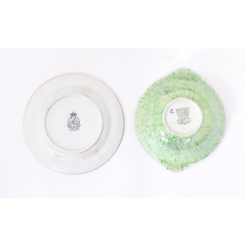 168 - A quantity of assorted ceramics to include a Carlton Ware vert royale leaf dish, a Carlton Ware teap... 