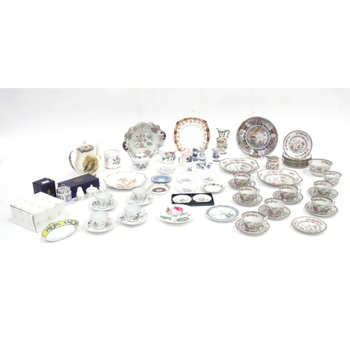 329 - A quantity of assorted ceramics to include teapot, plates, tea wares, pin dishes, jugs, cruet, etc. ... 