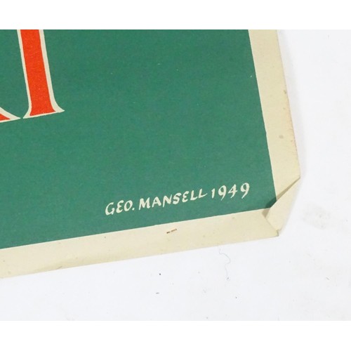 A British Field Sports Society poster Vigilance is the Price of Victory