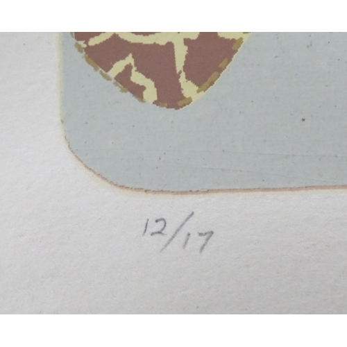 794 - A 20thC signed limited edition print titled Sleepy Cat by Stewart Thomas Charles Wright (1924-2007).... 