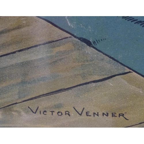 909 - Two 20thC colour lithographs after Victor Venner, comprising A Good Send Off, & The Wedding Breakfas... 