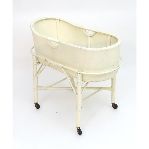 Wicker and hot sale loom bassinet