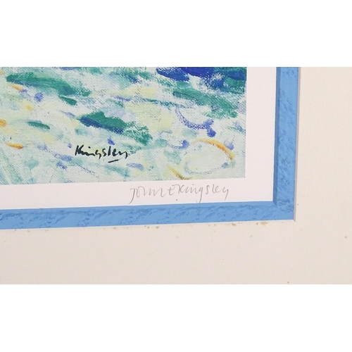 115 - After John Kingsley (b. 1956), Limited edition print, Vineyard at Beaumes-de-Venise. Signed, titled ... 