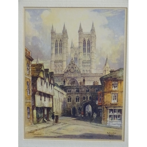 598 - After Featherstone Robson (1880-1936), English School, Prints, The Jewel of the North, Durham Cathed... 