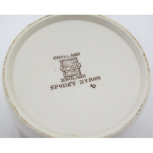 361 - A quantity of Copeland Spode dinner wares in the Spode's Byron pattern, to include plates, sandwich ... 