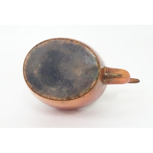 83 - Two bed warming pans and a copper kettle (3)