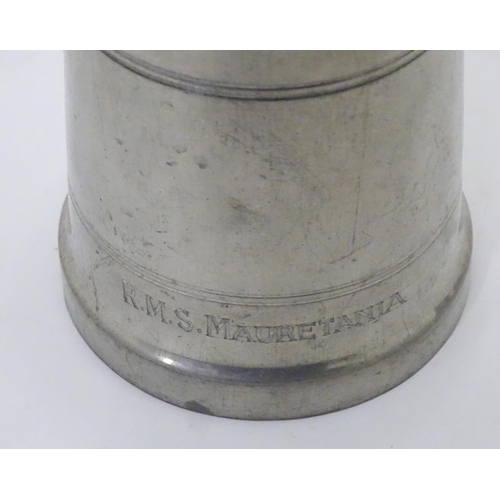 94 - A quantity of assorted pewter tankards