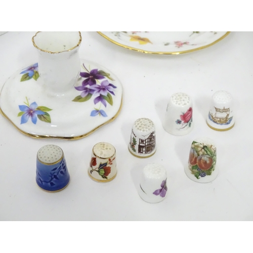 97 - A quantity of assorted ceramics to include Royal Worcester figures Sea Breeze no. 3008 and Ireland, ... 