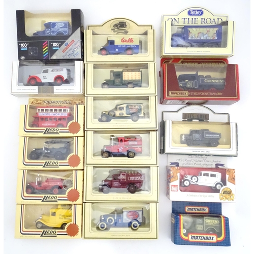 50 - A quantity of vintage toy cars to include examples by Matchbox, days gone etc