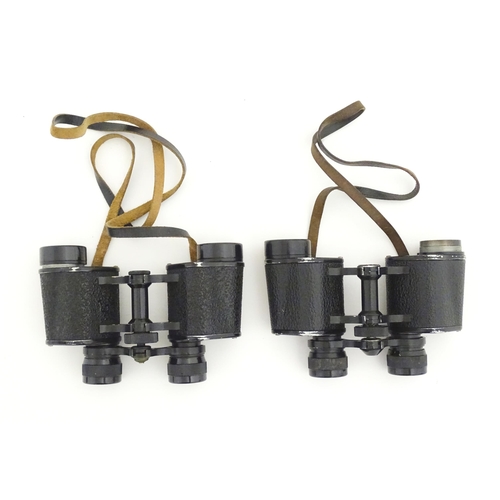 1249 - Two cased pairs of mid 20thC binoculars by Wray of London, comprising models WrayVU 8x30, and MagniV... 