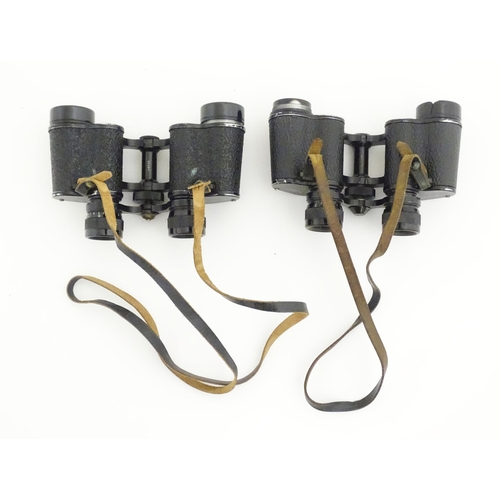 1249 - Two cased pairs of mid 20thC binoculars by Wray of London, comprising models WrayVU 8x30, and MagniV... 