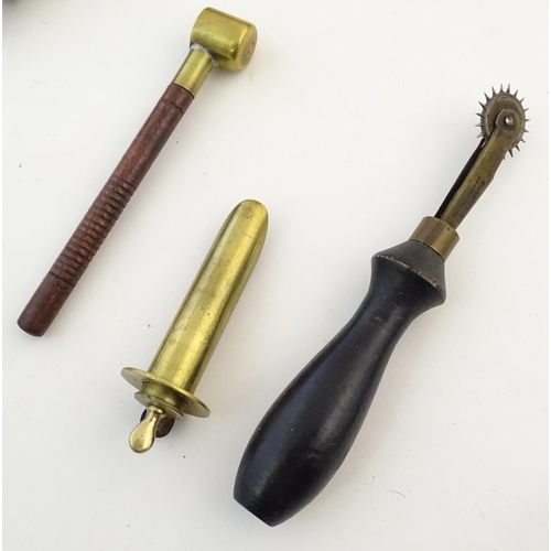 1172A - A quantity of 19thC and later shotgun cartridge reloading tools, comprising a 12 bore 2 1/2