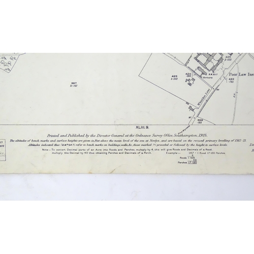 2219 - A quantity of early 20thC maps representing road, tracks and footpaths, published by the Ordnance Su... 