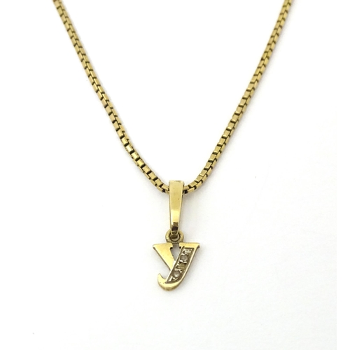 697 - A 9ct gold chain, together with another of white and yellow gold. Both approx 18