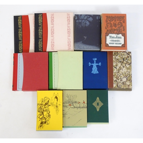 1075 - A quantity of Folio Society books, to include Ghost Stories of M.R. James, 1973, The History of Tom ... 