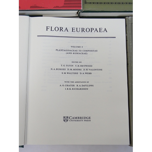 1076 - Books: Flora Europaea, comprising 5 volumes, pub. CUP 1995-2001 (5)