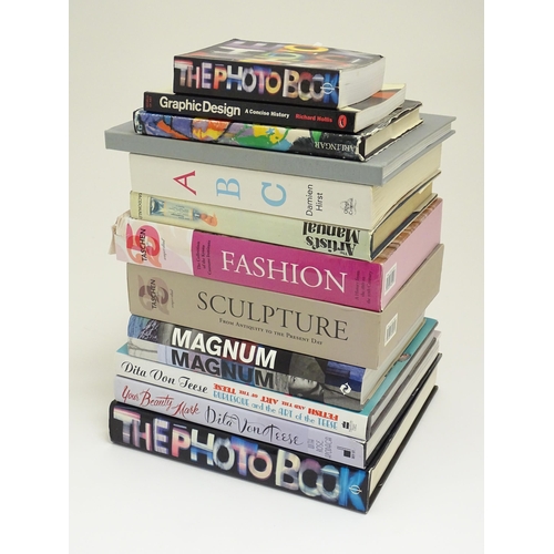 1078 - A quantity of books on the subject of art, including ABC by Damien Hirst 2013, Magnum by Brigitte La... 