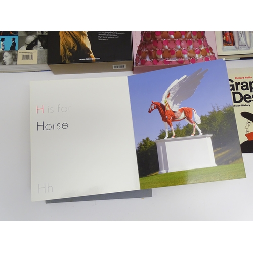 1078 - A quantity of books on the subject of art, including ABC by Damien Hirst 2013, Magnum by Brigitte La... 