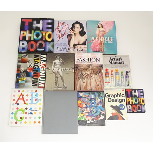 1078 - A quantity of books on the subject of art, including ABC by Damien Hirst 2013, Magnum by Brigitte La... 