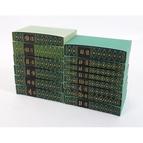 1081 - A quantity of Folio Society books by Charles Dickens pub. 1985, including Oliver Twist, Bleak House,... 