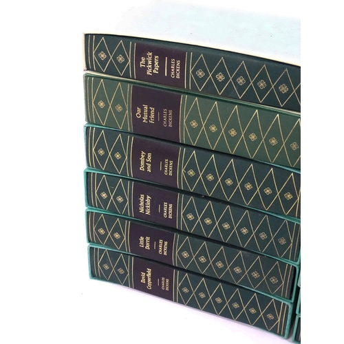 1081 - A quantity of Folio Society books by Charles Dickens pub. 1985, including Oliver Twist, Bleak House,... 