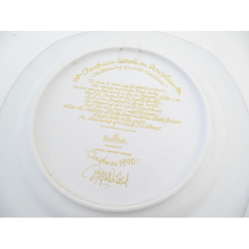 212 - Four Rosenthal collectors plates Comprising Versace Studio-linie Christmas plates for ' Le Roi Balth... 