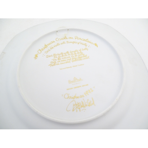 212 - Four Rosenthal collectors plates Comprising Versace Studio-linie Christmas plates for ' Le Roi Balth... 