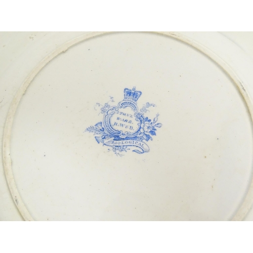 226 - Eight assorted blue and white plates / dishes to include a Minton plate in the pattern Chinese Marin... 