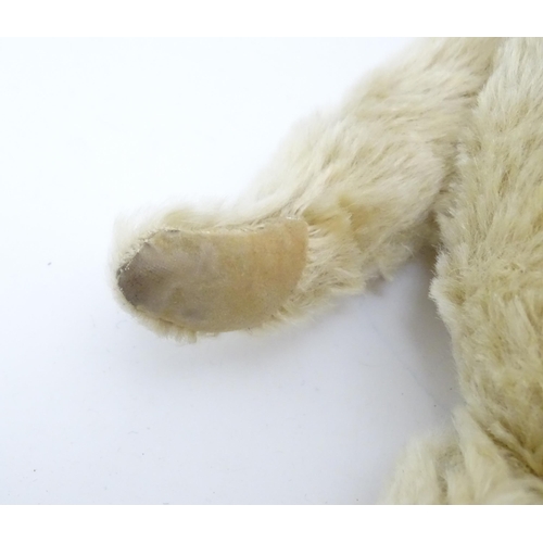 1442 - Toy: A 20thC Past Times mohair teddy bear - Bertie, with stitched nose and mouth, pad paws and artic... 