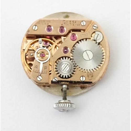 824 - A ladies Omega wind wristwatch together with a 9ct gold cased Gradus ladies wristwatch with gold pla... 