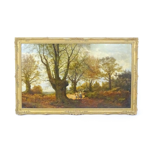 1806 - Manner of Thomas Gainsborough (1727-1788), 19th century, English School, Oil on canvas, An autumn wo... 