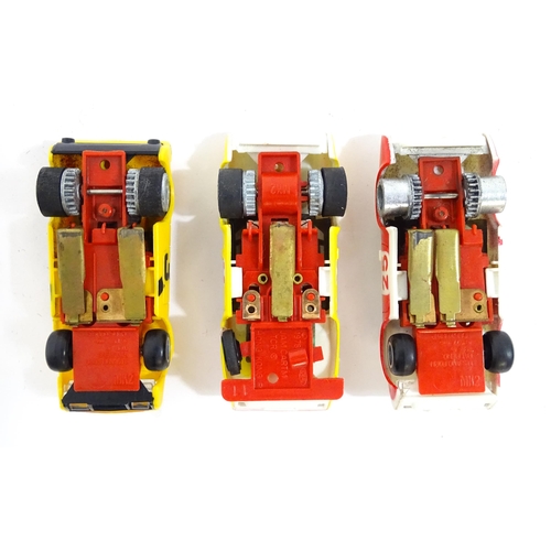 1474 - Toys: Two 20thC car racing games comprising TCR Total Control Racing Lighted Jam Car Speedway, and P... 