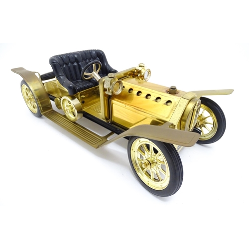 1475 - Toys: A Mamod Special Edition SA1B Steam Roadster, boxed. Approx. 6 x 16 1/2