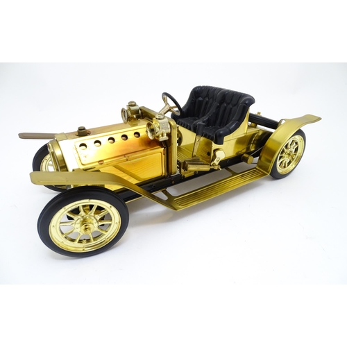 1475 - Toys: A Mamod Special Edition SA1B Steam Roadster, boxed. Approx. 6 x 16 1/2