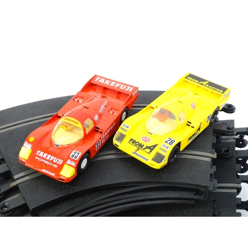 1477 - Toy: Porsche Power Scalextric, scale model car racing. Box approx. 6