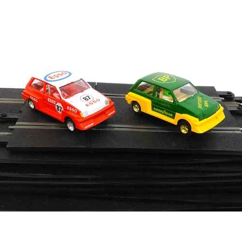 1477 - Toy: Porsche Power Scalextric, scale model car racing. Box approx. 6