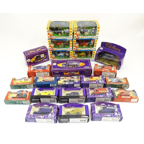 1478 - Toys: A quantity of assorted die cast scale model vehicles to include Corgi Cadbury advertising vehi... 