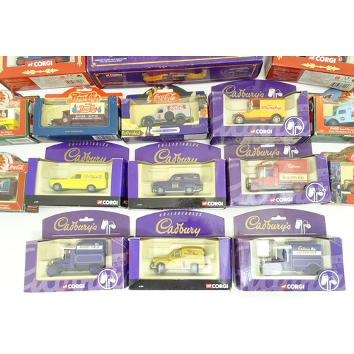 1478 - Toys: A quantity of assorted die cast scale model vehicles to include Corgi Cadbury advertising vehi... 