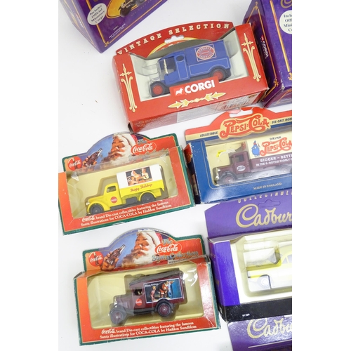 1478 - Toys: A quantity of assorted die cast scale model vehicles to include Corgi Cadbury advertising vehi... 