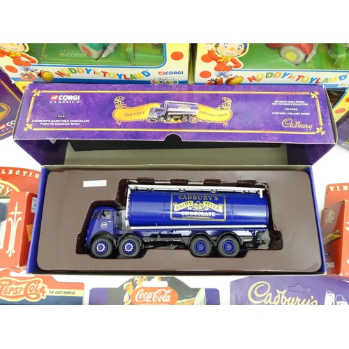 1478 - Toys: A quantity of assorted die cast scale model vehicles to include Corgi Cadbury advertising vehi... 