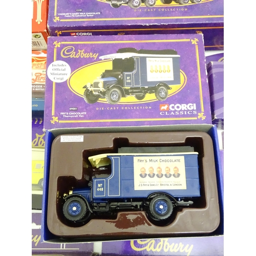 1478 - Toys: A quantity of assorted die cast scale model vehicles to include Corgi Cadbury advertising vehi... 