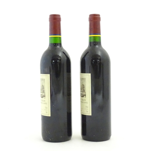 1207 - Red Wine : Two bottles (750ml) of 2001 Chateau Duhart-Milon Domaines Barons De Rothchild (Lafite) Pa... 