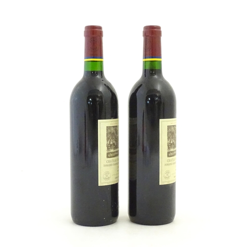 1207 - Red Wine : Two bottles (750ml) of 2001 Chateau Duhart-Milon Domaines Barons De Rothchild (Lafite) Pa... 