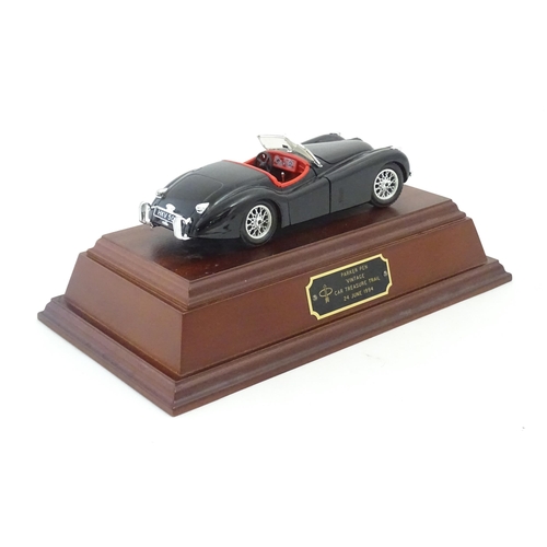 1224 - A Parker Pen Vintage Car Treasure Trail trophy, inscribed 24 June 1994. Together with Parker ballpoi... 