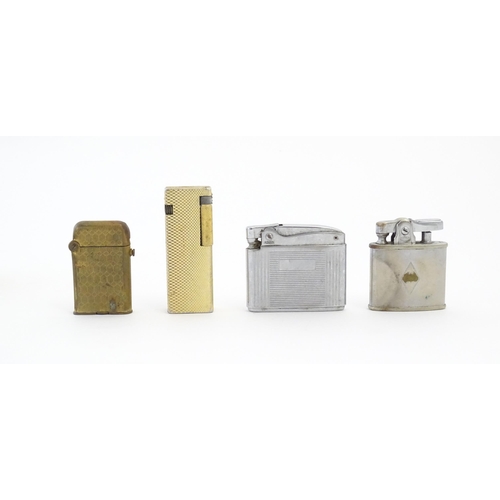 1241 - A mid 20thC cased Dunhill 'Auto-Rollalite' lighter, together with five others by Colibri, Ronson, Th... 