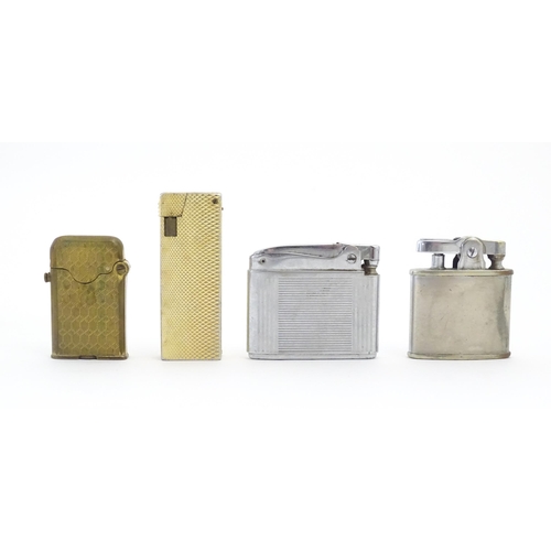 1241 - A mid 20thC cased Dunhill 'Auto-Rollalite' lighter, together with five others by Colibri, Ronson, Th... 