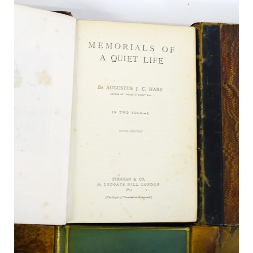 1070 - A quantity of books, comprising: 
The Gospel-Mystery of Sanctification by Rev. Walter Marshall 1757,... 